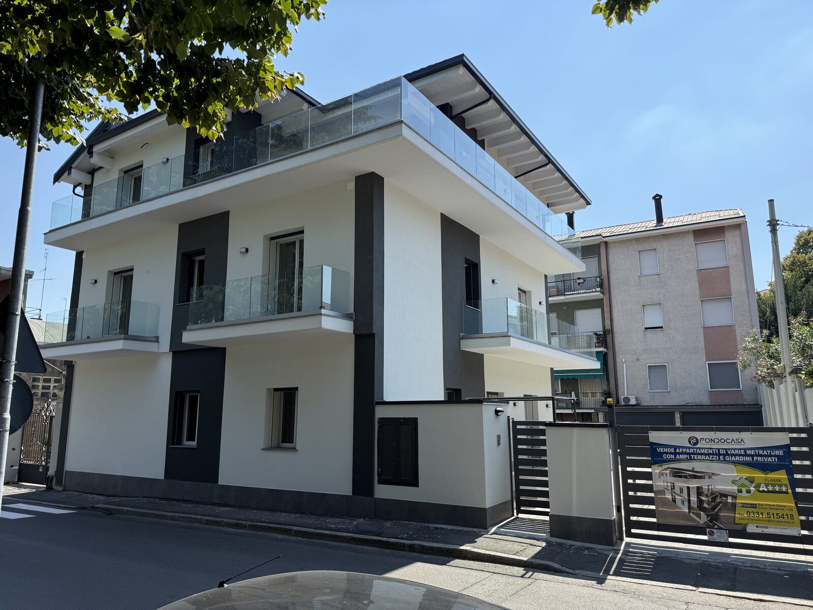 Facciata su strada della Residenza Bernocchi